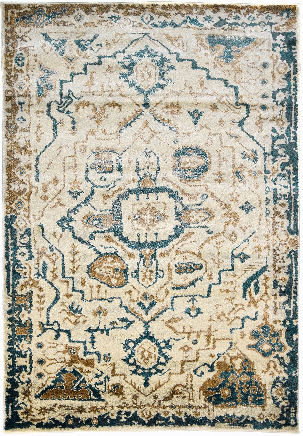 Rechteck Teppich Hadorn Limited Edition in Blau von Hadorn™ - Lifestyle Image