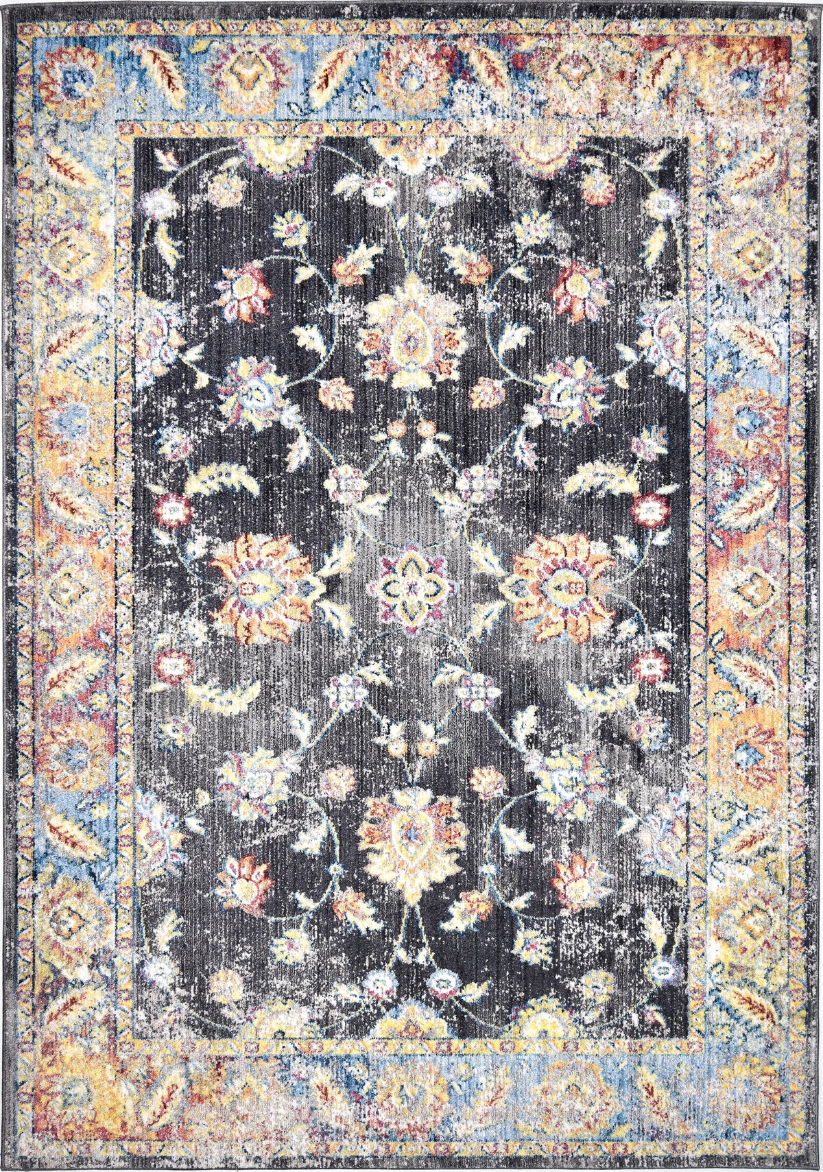Rechteck Teppich Hadorn Limited Edition in Blau von Hadorn™ - Lifestyle Image