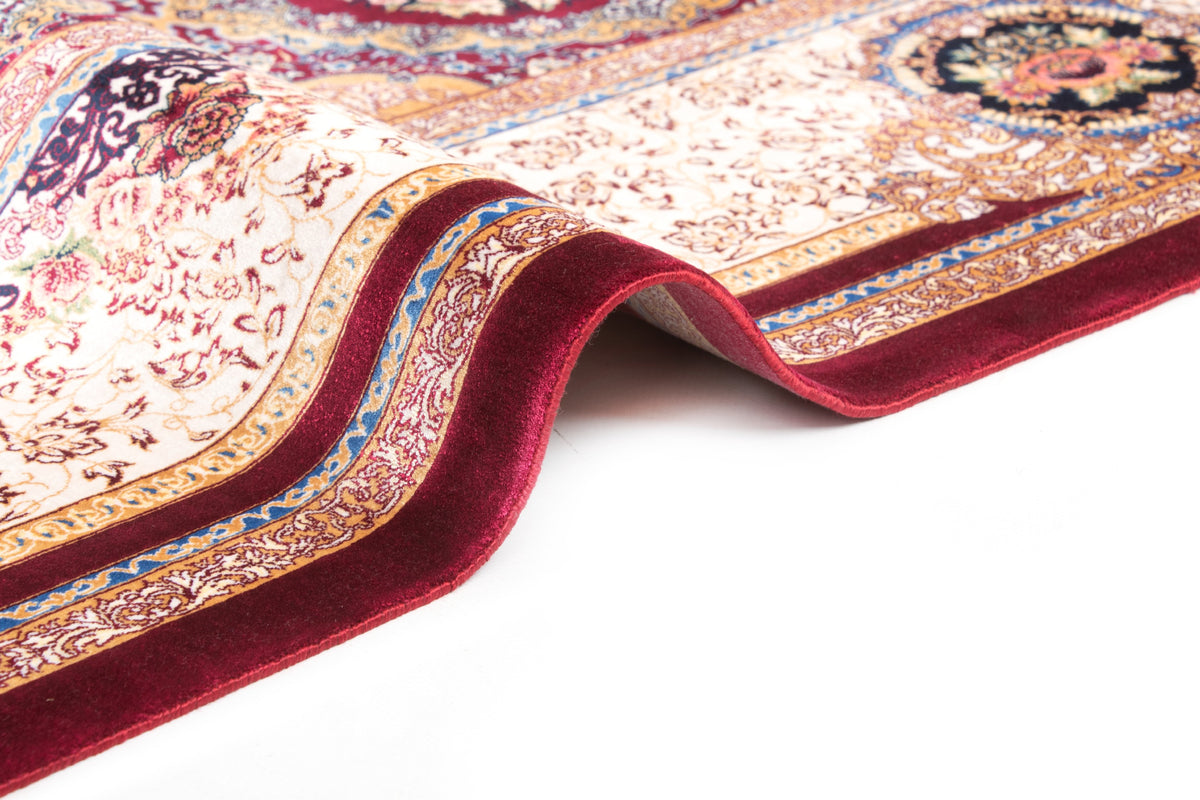 Rechteck Teppich Ghom Design in Rot von Hadorn™ - Lifestyle Image