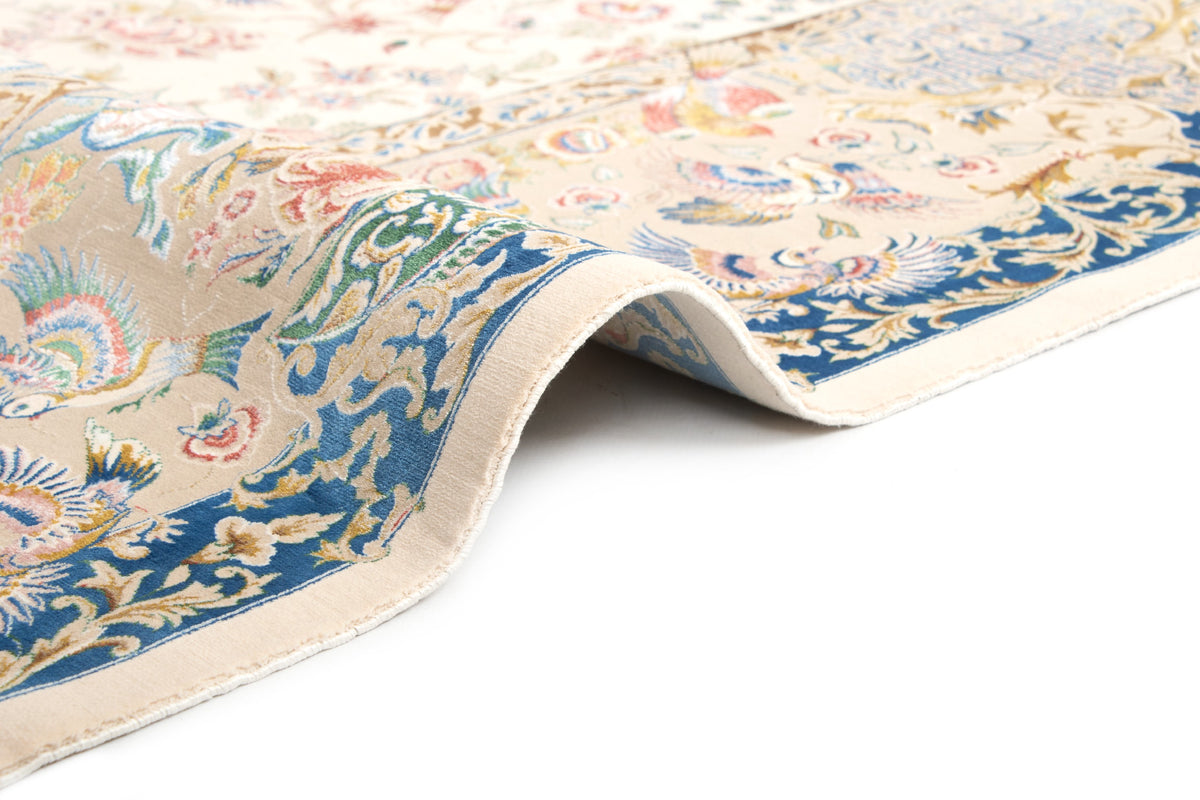 Rechteck Teppich Ghom Design in Beige von Hadorn™ - Lifestyle Image